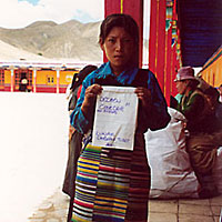 Project for people with disabilities - Tibet Project 2002/2003/2004